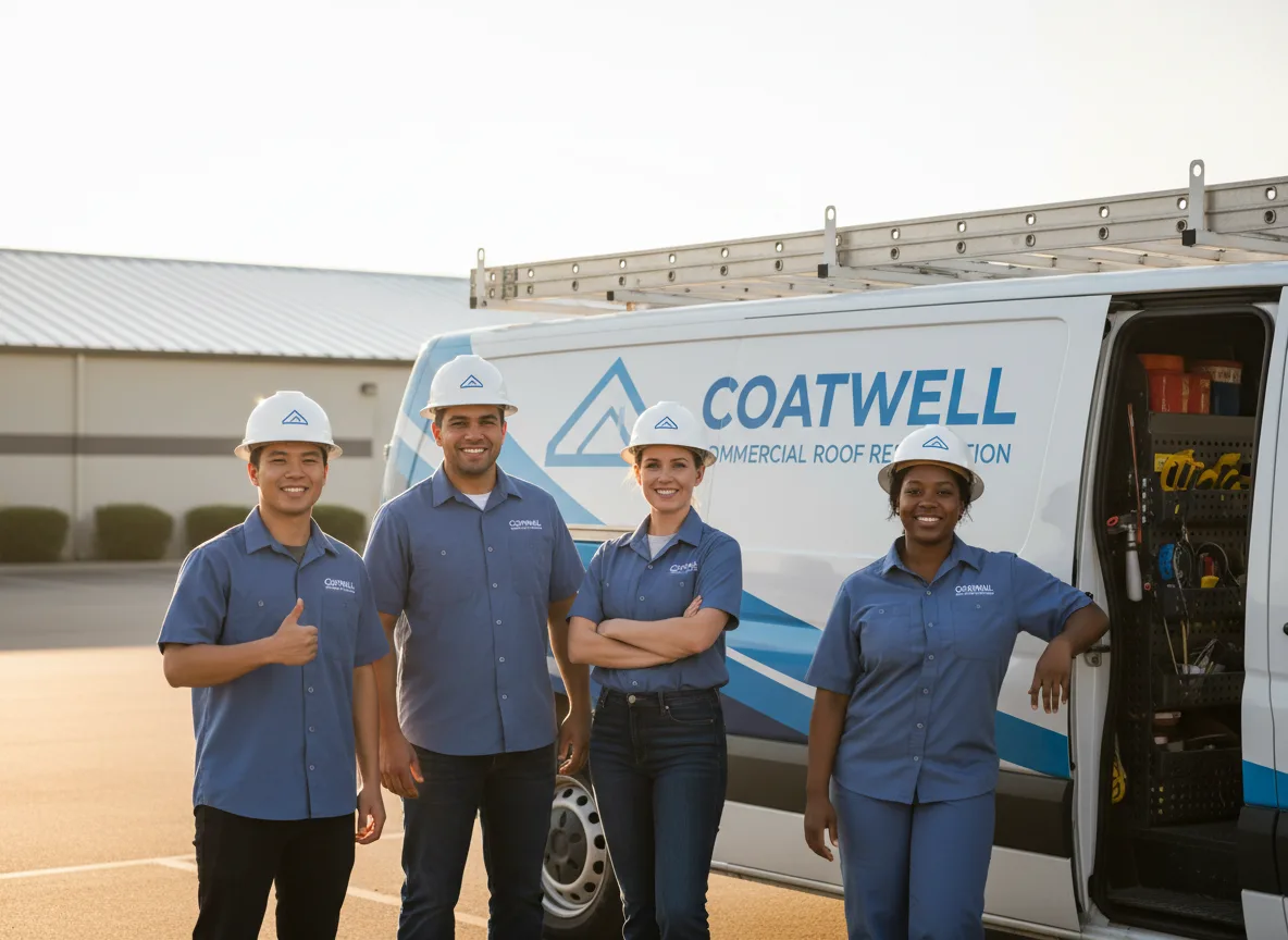 Commercial roof coating company in Stewartville, MN